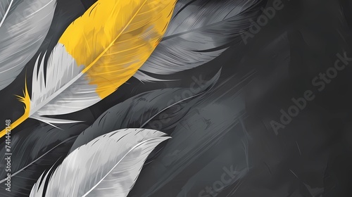 bird feathers background pattern, banner, wings background picture, seamless background