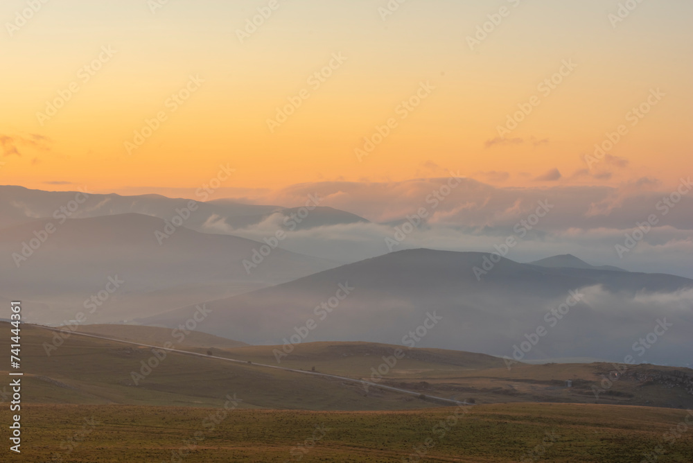 Various images from the Black Sea plateaus mountain peaks plateau houses clouds streams waterfalls lakes day and sunset colors Various images from the Black Sea plateaus mountain peaks plateau houses clouds streams waterfalls lakes day and sunset colors