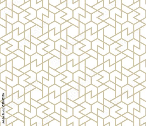 Seamless abstract geometric pattern in a modern style
