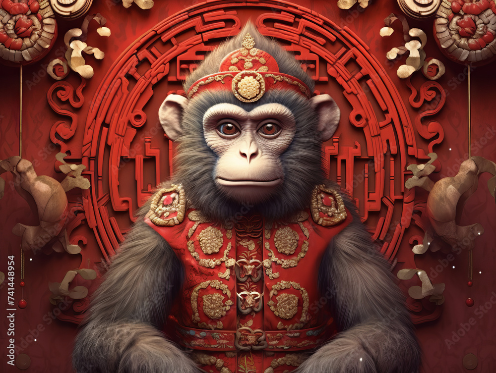 Chinese Lunar New Year of the Monkey
