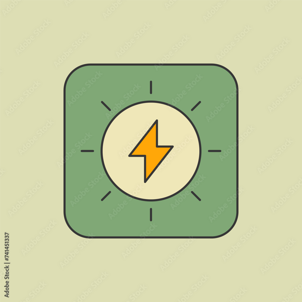 Solar energy linear icon, energy of sun editable stroke symbol, solar power plant vector outline sign. Solar energy linear icon, energy of sun editable stroke symbol, solar power plant vector outline sign.