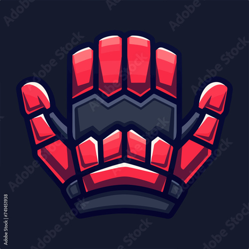 vector illustration of a glove
