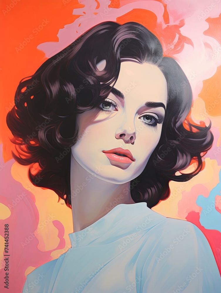 Dawn Pop Mist: Retro Art Pop Portraits and Morning Mist Painting Dawn Pop Mist: Retro Art Pop Portraits and Morning Mist Painting