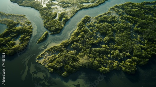 Aerial View of Mangroves in Senegal © Devian Art