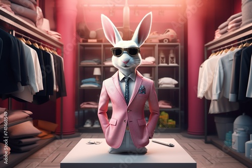 3d character portraits of animals rabbit Whimsical Rabbit 3D Character Portraits  Adorable and Expressive Rabbit Renderings in Stunning 3D Detail