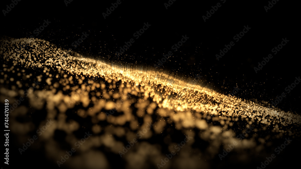 Abstract elegant luxury particle background Abstract elegant luxury particle background