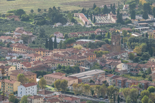 Aerial view of Calci, Pisa, Italy © Marco Taliani