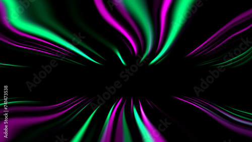 Abstract Light Rays Liquid Background