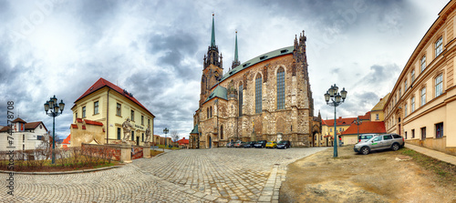 Petrov, Cathedral of St. Peter and Paul. City of Brno - Czech Republic - Europe.