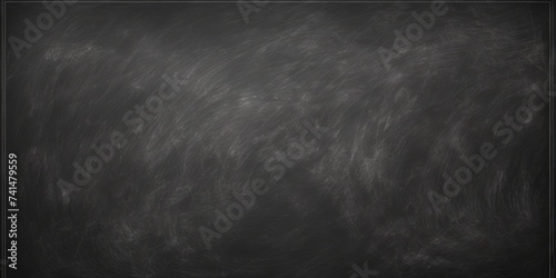 A black chalkboard with a black frame, suitable for educational or business concepts