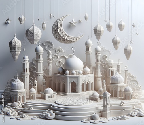 mosque country photo