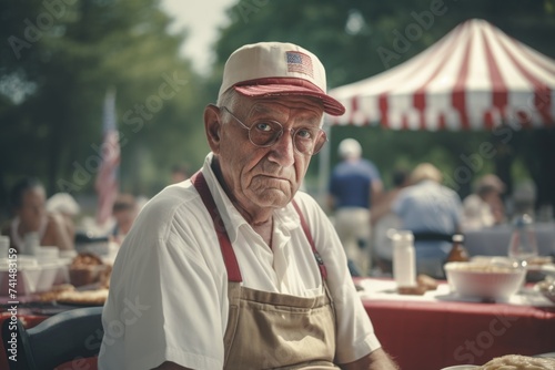 A man sitting at a table with a plate of food. Suitable for restaurant or dining concepts