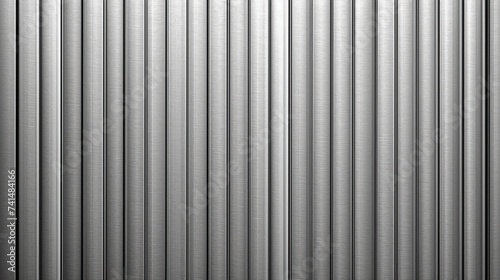 a close up of a metal wall with vertical lines