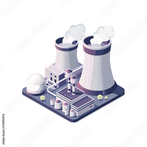 Isometric nuclear reactor plant