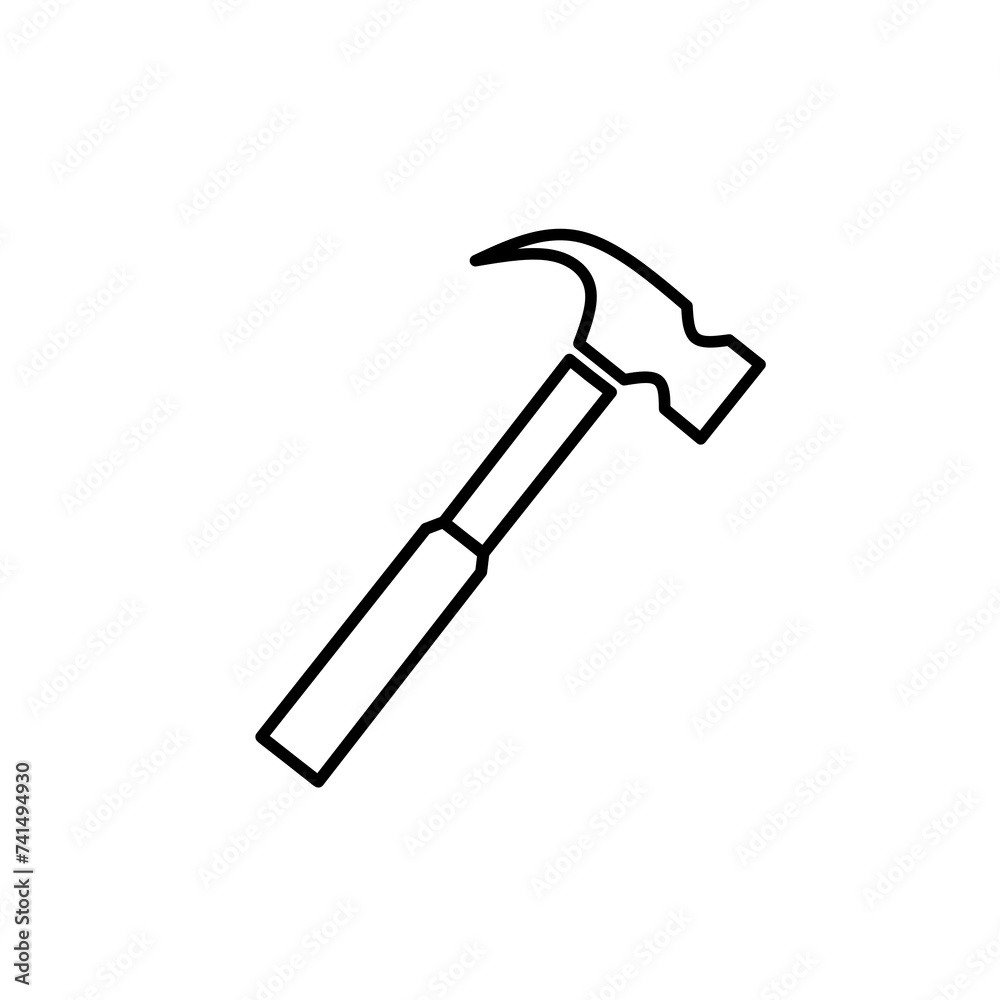 hammer vector icon design illustration hammer vector icon design illustration