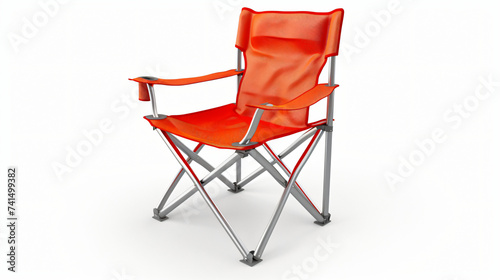 Camping chair. Isolated on white background 