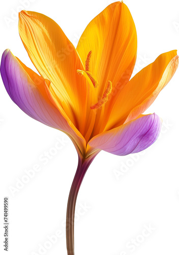 Flower isolated on transparent background. PNG