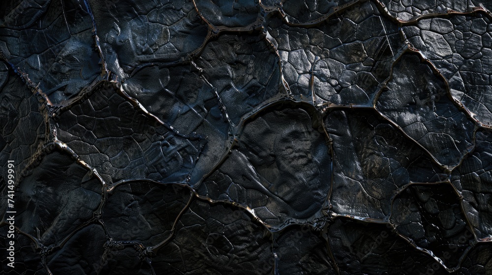 custom made wallpaper toronto digitalBlack lizard skin texture background, black crocodile leather fabric material backdrop