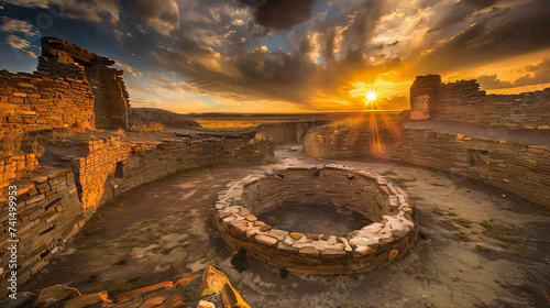 Chaco Culture National Historic Park. photo