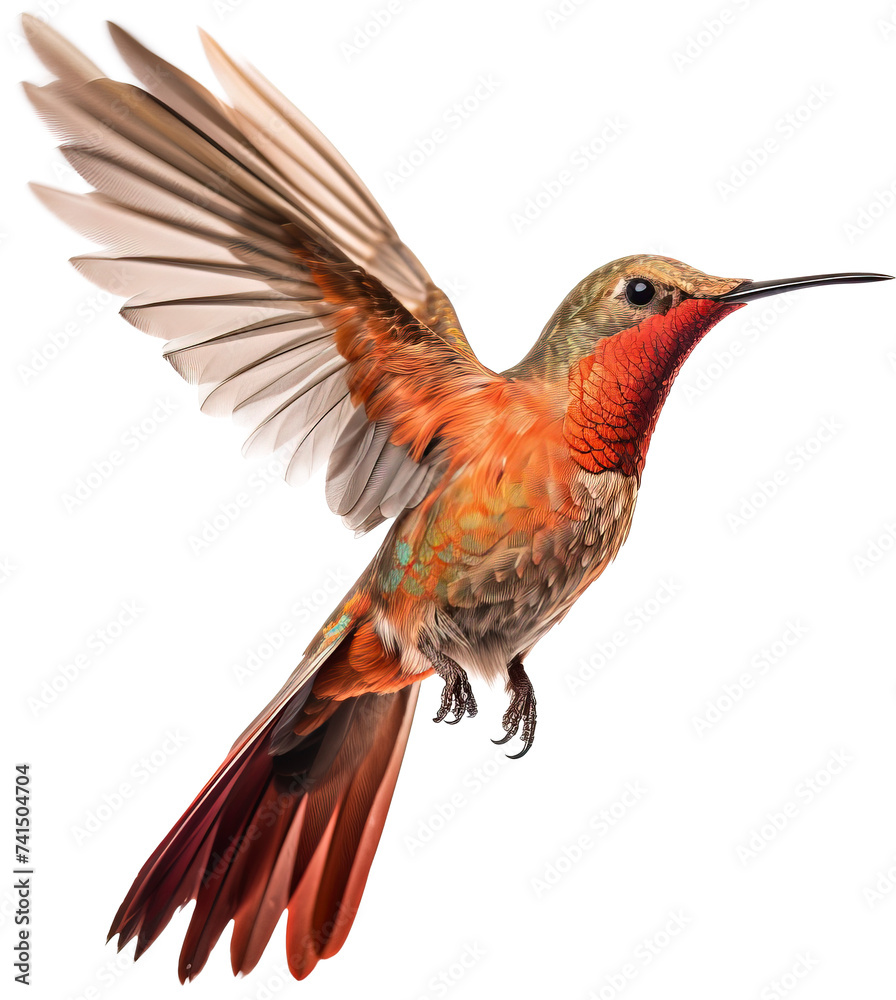 Obraz premium Hummingbird isolated on transparent background. PNG