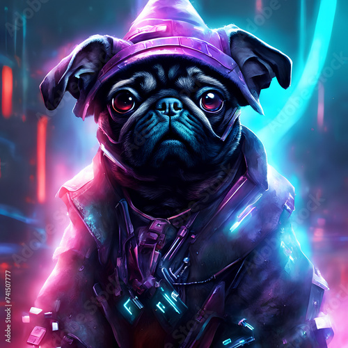 Cyber pug is a servant of magicians