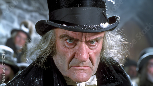 Ebenezer Scrooge from Charles Dickens A Christmas carol