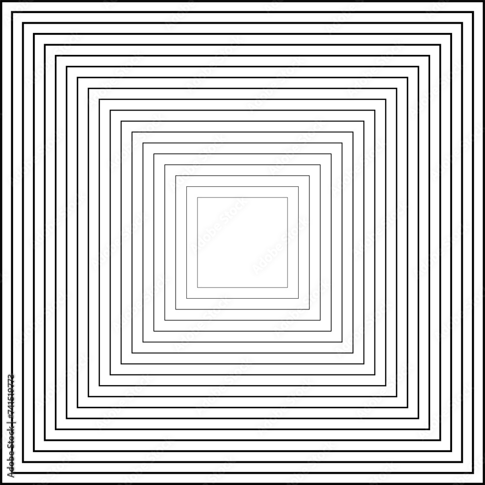 Square line gradient. Geometric shapes Square line gradient. Geometric shapes
