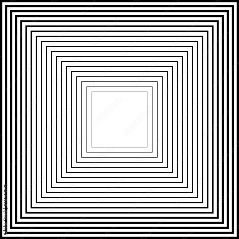 Square line gradient. Geometric shapes Square line gradient. Geometric shapes