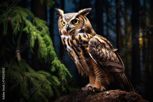 Eurasian Eagle Owl (Bubo virginianus)