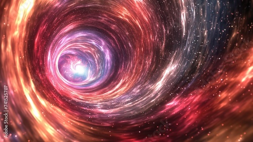 Abstract spiral galaxy