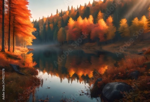 autumn in the mountains