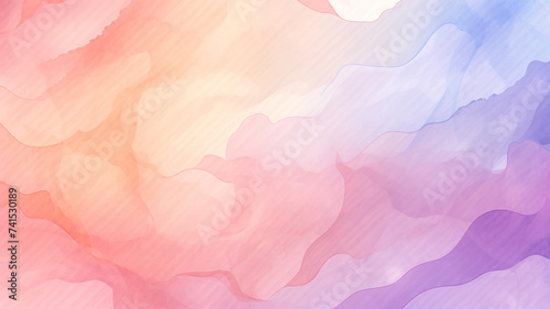 multi-colored watercolor summer delicate paint background.