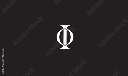 IO, OI, O, I Abstract Letters Logo Monogram	