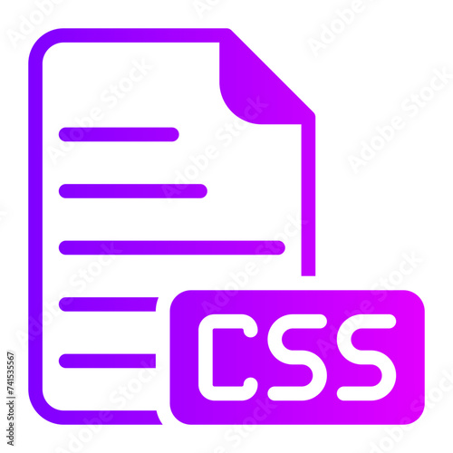 css file gradient icon