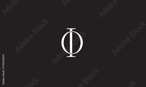 IO, OI, O, I Abstract Letters Logo Monogram	