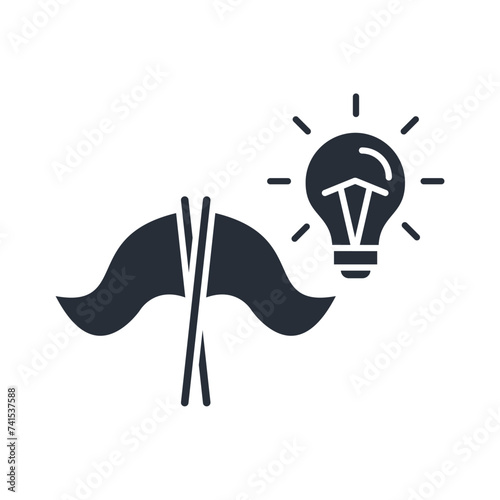 Patent race icon. vector.Editable stroke.linear style sign for use web design,logo.Symbol illustration.