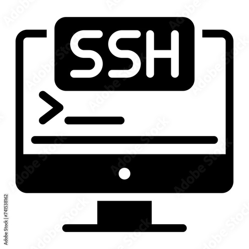 ssh glyph icon photo