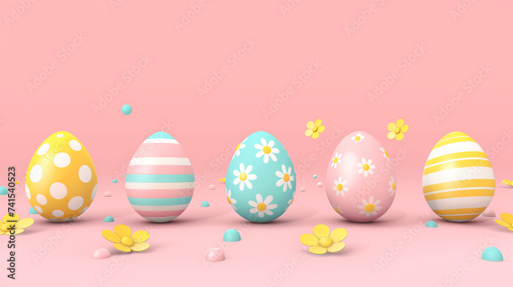 Easter minimal background pastel full color Easter minimal background pastel full color