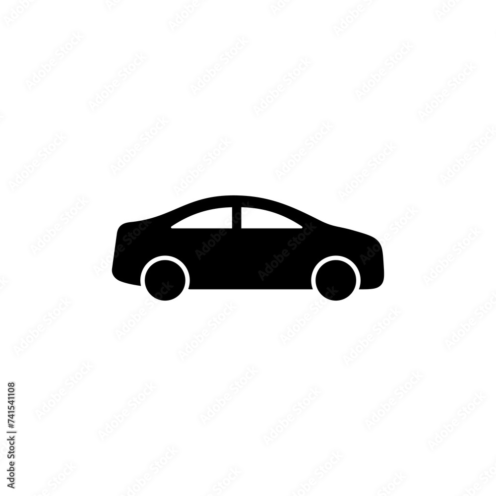 Car icon isolated on white background. Car icon vector.