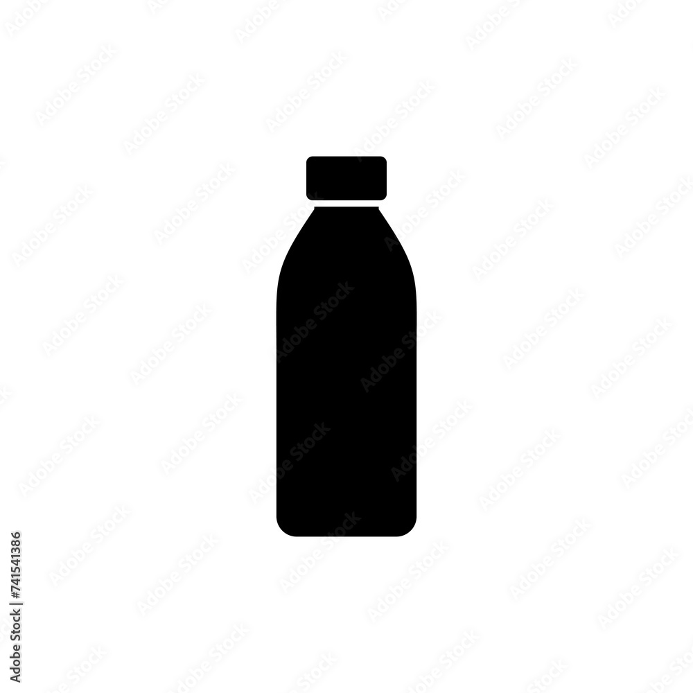 Bottle icon isolated on white background. Bottle vector icon