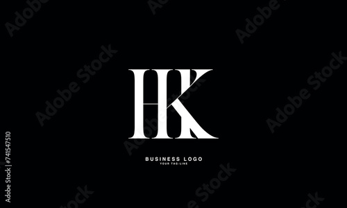 HK, KH, H, K, Abstract Letters Logo Monogram photo