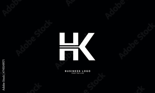 HK, KH, H, K, Abstract Letters Logo Monogram photo