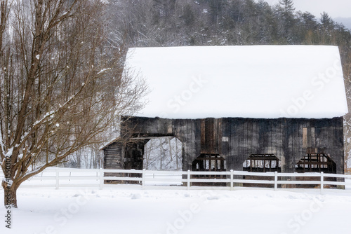 Rural Winter Landscapes in north eastern Tennessee, USA