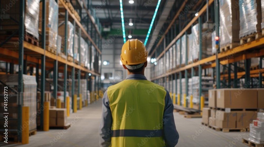 The bustling warehouse buzzed with the energy of freight transportation as warehouse workers diligently organized shipments in the distribution warehouse. The bustling warehouse buzzed with the energy of freight transportation as warehouse workers diligently organized shipments in the distribution warehouse.