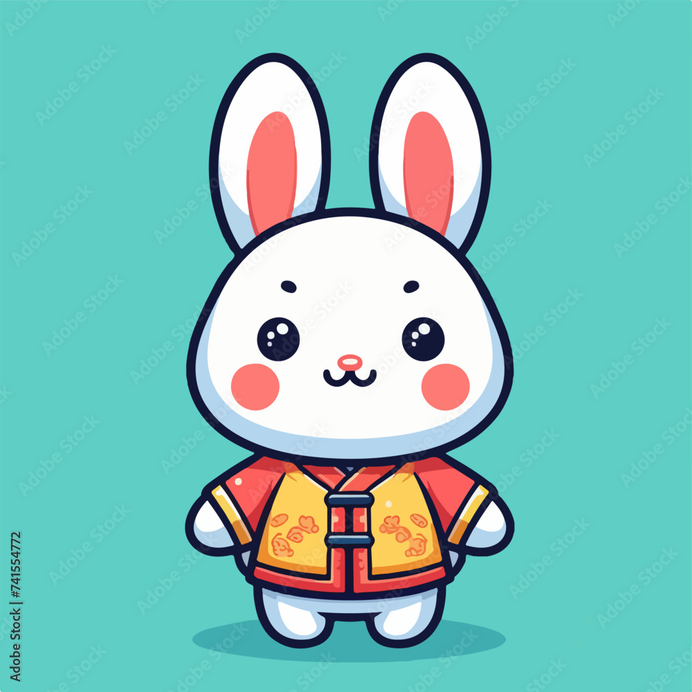 Obraz premium chinese rabbit new year zodiac sign