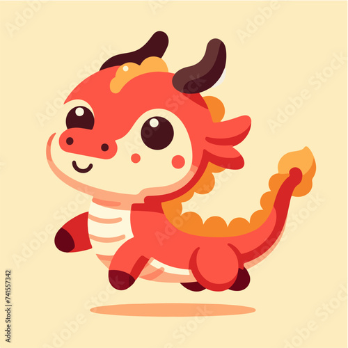 chinese dragon mythological creature cartoon illustration
