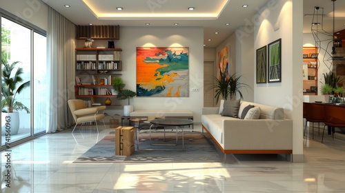 modern indoors minimal elegant studio 