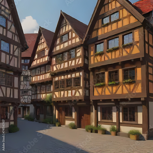 Half-timbered Houses © Oliver