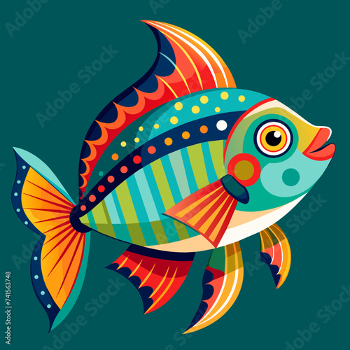 Fish animal sea pet vector illustration cartoon pretty cute perfect beautiful amazing
