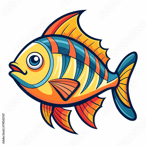 Fish animal sea pet vector illustration cartoon pretty cute perfect beautiful amazing
